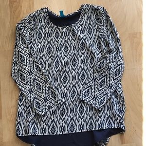 Long sleeve blouse